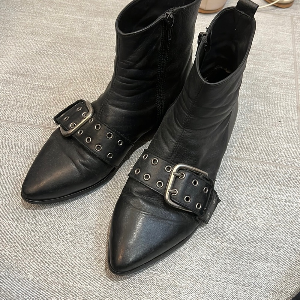 Black booties